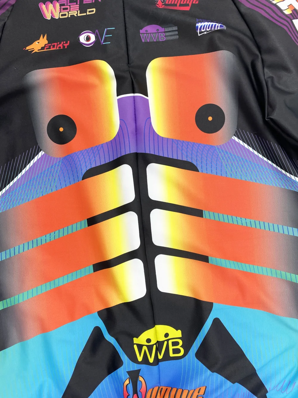Walter Van Beirendonck S/S 2018 alien print zip top — JAMES